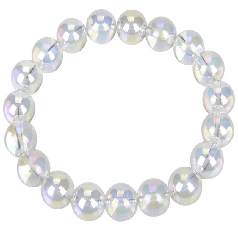 Bracelet quartz angel aura Brésil AAA (boules 10mm)