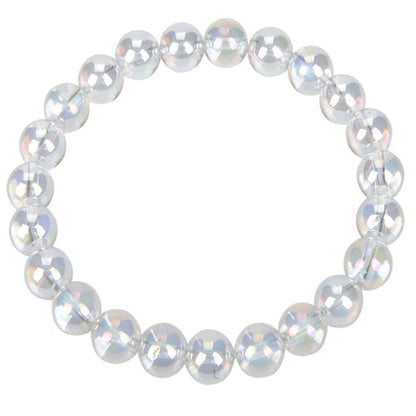 Bracelet quartz angel aura Brésil AAA (boules 7-8mm)