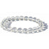 Bracelet cristal de roche facetté Brésil A (boules 8mm)