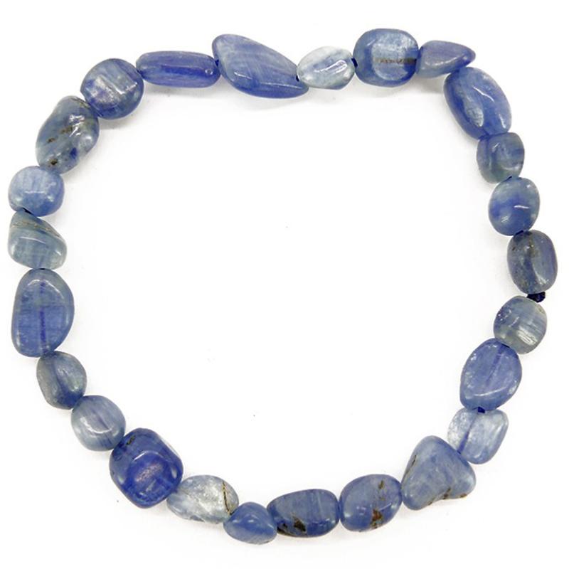 Bracelet cyanite Inde A (grains 5-7mm)