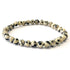 Bracelet taille enfants jaspe dalmatien A (boules 3-4mm)