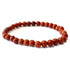 Bracelet taille enfants jaspe rouge AB (boules 3-4mm)