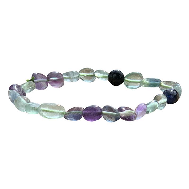 Bracelet fluorine Chine A (grains 5-7mm)