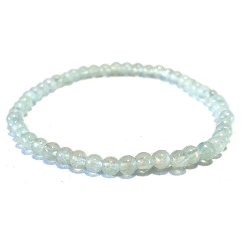 Bracelet fluorine verte Chine AAA (boules 3-4mm)