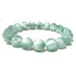 Bracelet pierre de lune verte (garniérite) Inde AA (boules 10mm)