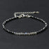 Bracelet hématite labradorite perles facettées argent 925