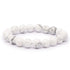 Bracelet howlite Zimbabwe A (boules 10mm)