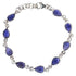 Bracelet iolite Inde AA argent 925