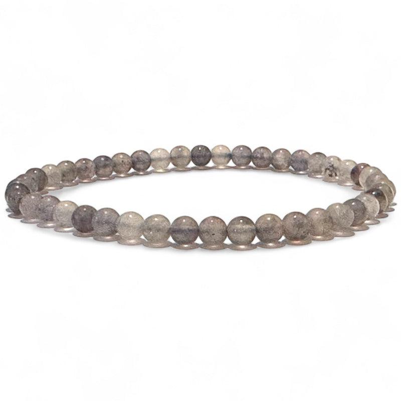 Iolite (cordierite) bracelet India A (3-4mm balls)