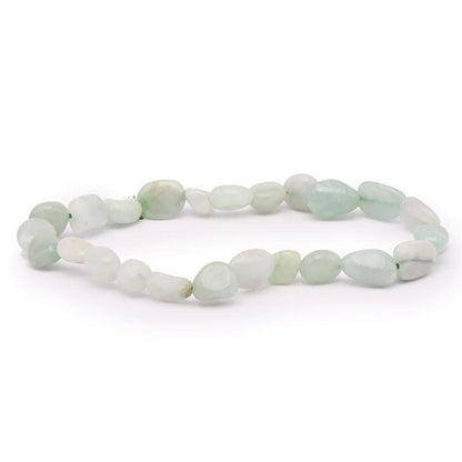 Bracelet jade de Birmanie AB (grains 5-7mm)