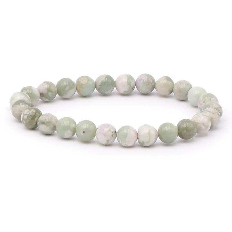 Bracelet jade de Hetian Chine A (boules 7-8mm)