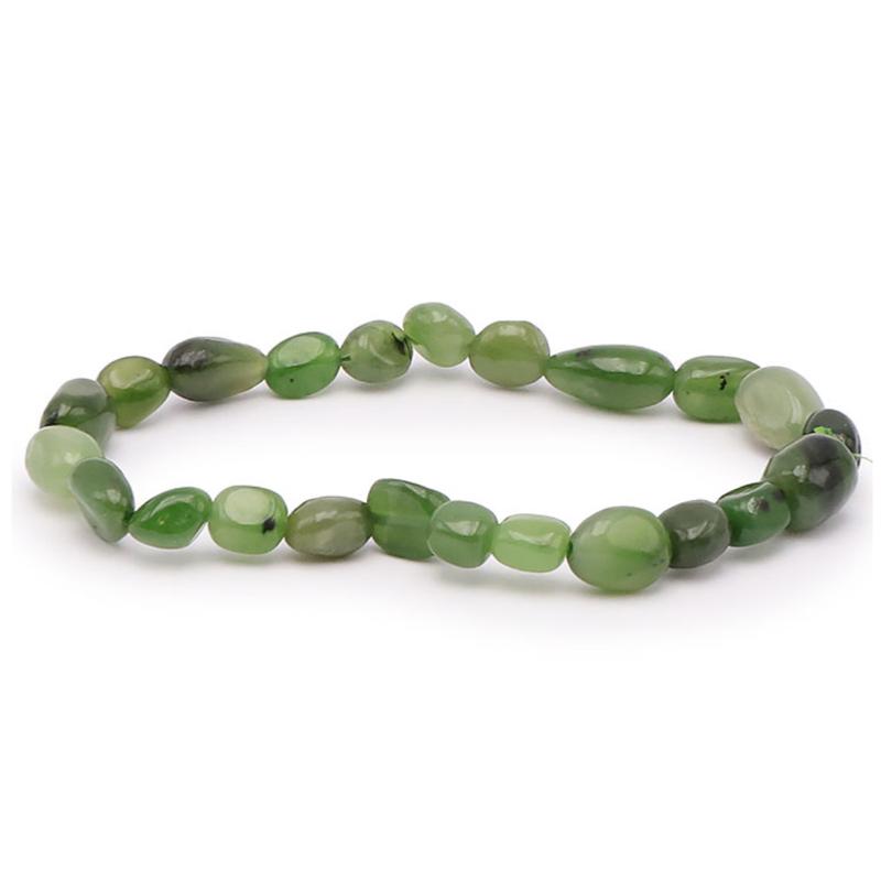 Bracelet jade du Canada (jade néphrite) (grains 5-7mm)