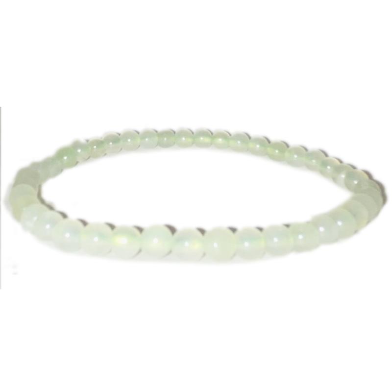 Bracelet jade vert de Chine A (boules 3-4mm)