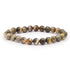 Bracelet jaspe Bumble Bee  Indonésie AA (boules 7.5-8.5mm)