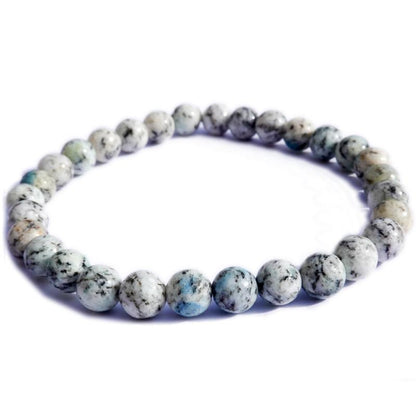 Bracelet jaspe K2 Himalaya A+ (boules 5-6mm)