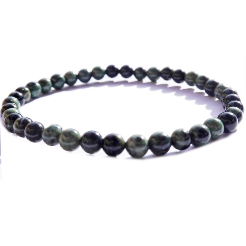 Bracelet jaspe kimbaba Madagascar AB (boules 3-4mm)