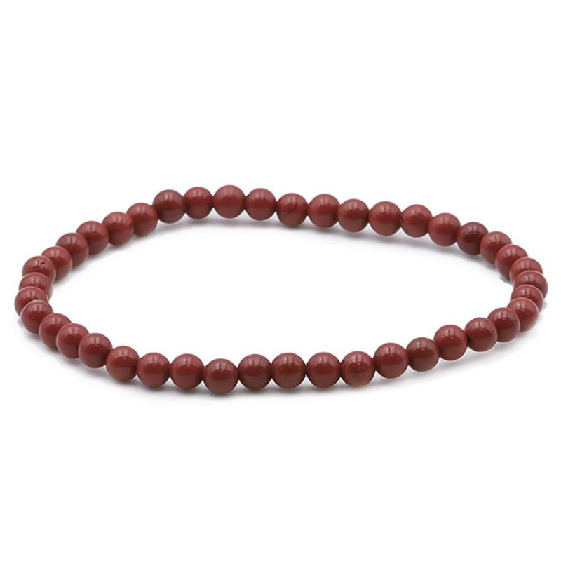 Bracelet jaspe rouge Afrique du Sud AB (boules 3-4mm)