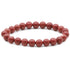 Bracelet jaspe rouge Afrique du Sud AB (boules 7-8mm)