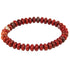 Bracelet jaspe rouge Afrique du Sud AB (perles boutons 8mm)