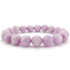 Bracelet kunzite Brésil A (boules 10mm)