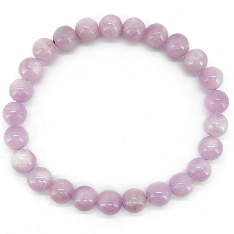 Bracelet kunzite Brésil A (boules 7-8mm)