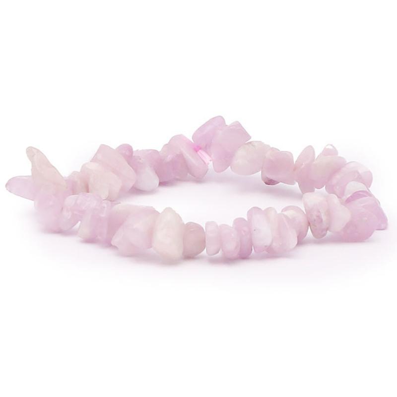 Bracelet kunzite Brésil AA (perles baroques)