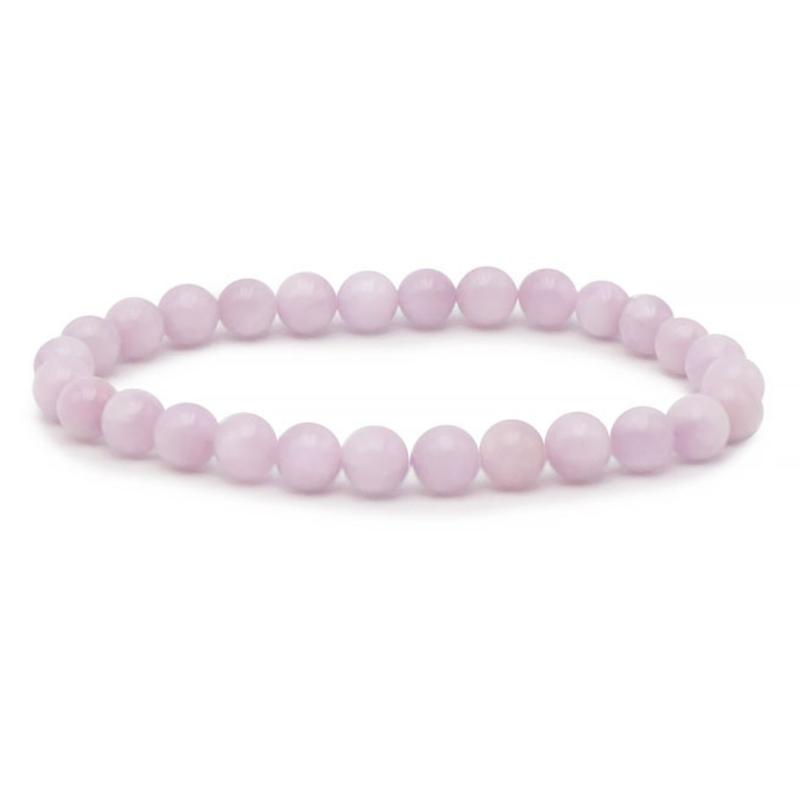 Bracelet kunzite Brésil A (boules 5-6mm)