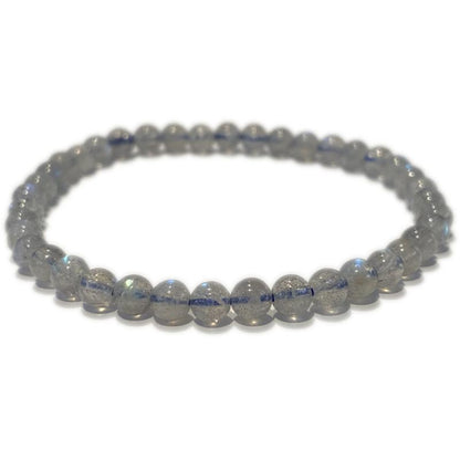 Bracelet labradorite Madagascar AA (boules 3,5-4,5mm)