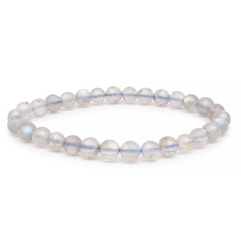 Bracelet labradorite Madagascar AA+ (boules 6,5-7,5mm)