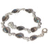 Bracelet labradorite Madagascar AA argent 925