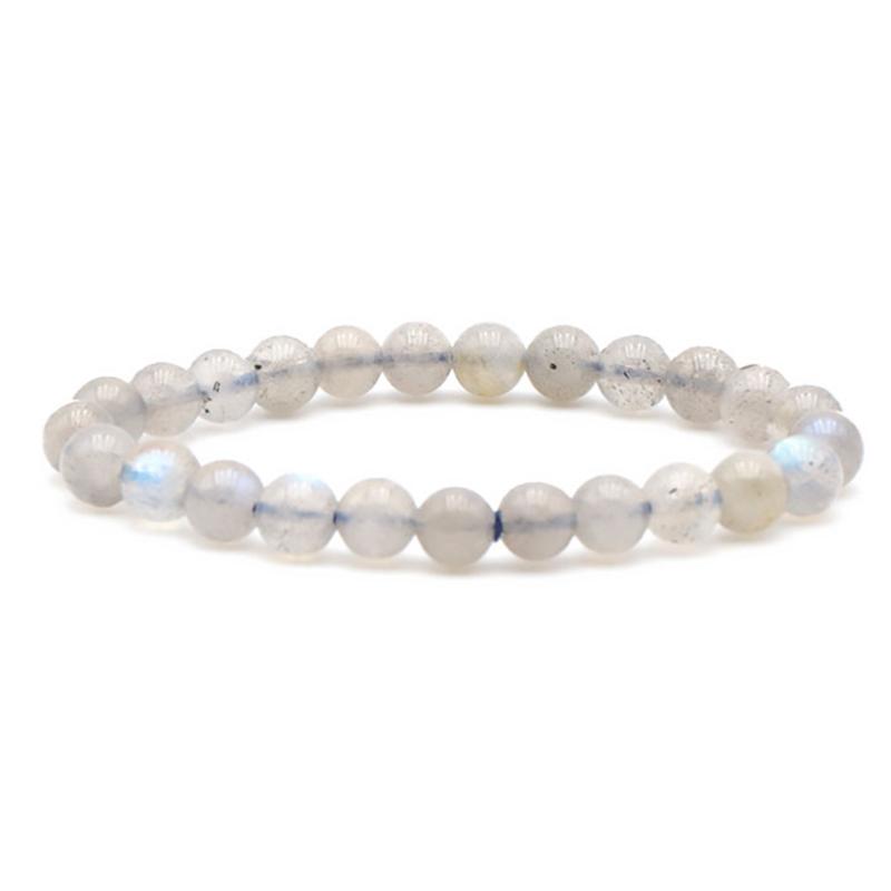 Bracelet taille enfants labradorite AA (boules 5,5-6,5mm)