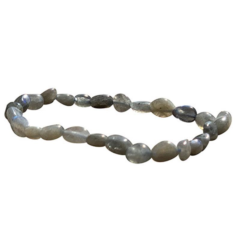 Bracelet labradorite Madagascar A (grains 5-7mm)