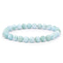 Bracelet larimar République Dominicaine AA (boules 7-8mm)