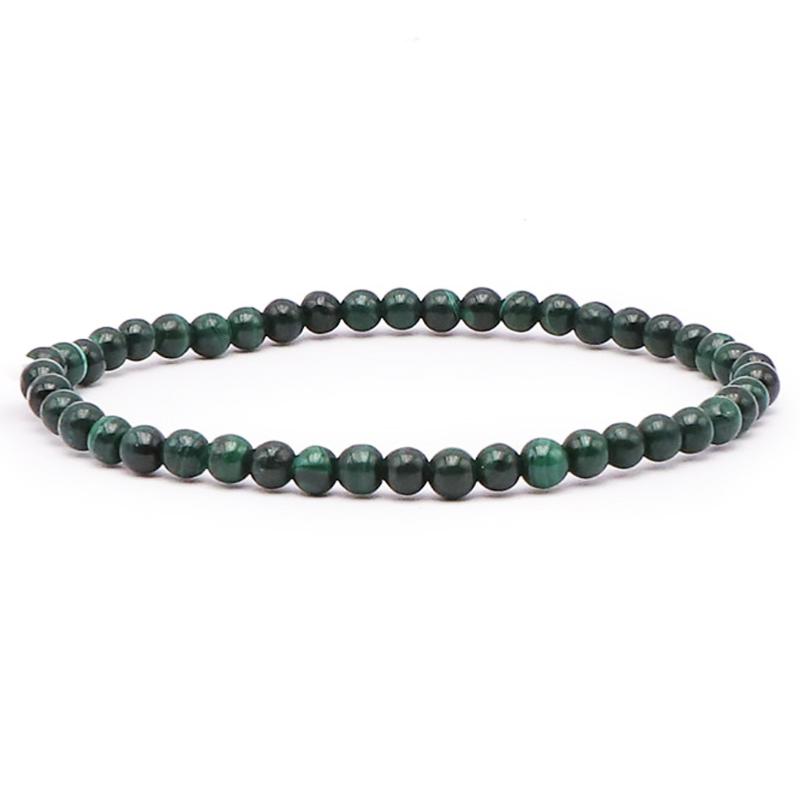 Bracelet malachite Congo AA (boules 3-4mm)