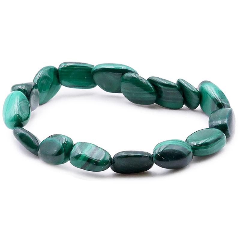 Bracelet malachite Congo A grains 5-7mm