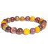 Bracelet jaspe mokaite Australie A (boules 7-8mm)