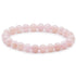 Bracelet morganite (béryl rose) Brésil AA boules 7-8mm