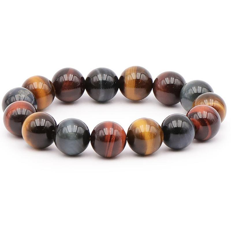 Bracelet multi-oeil Afrique du Sud AA (boules 14mm)