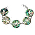 Bracelet nacre multicolor argent 925