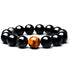 Bracelet obsidienne oeil de tigre A (boules 10mm)