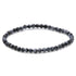 Bracelet obsidienne neige Mexique AB (boules 3-4mm)