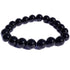 Bracelet onyx noir Brésil A (boules 10mm)