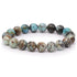 Bracelet opale bleue des Andes A (boules 10mm)