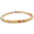 Bracelet opale jaune Mexique A (boules 3-4mm)