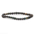 Bracelet opale noire Australie A (boules 4-5mm)