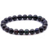 Bracelet opale noire Australie A (boules 7-8mm)