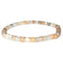 Bracelet pierre de lune multicolore Inde A (boules 3-4mm)