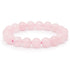 Bracelet quartz rose Brésil A (boules 10mm)