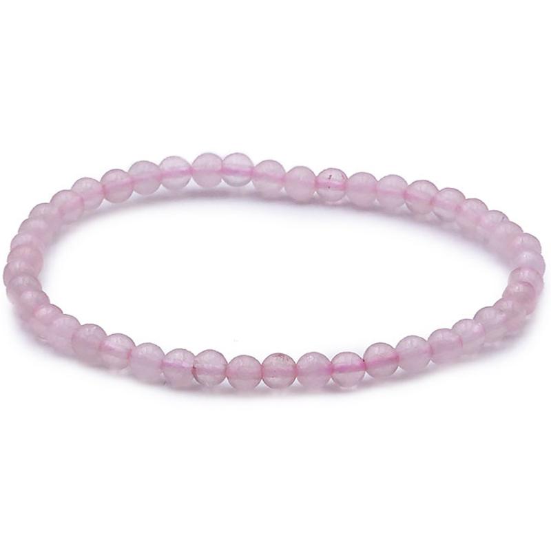 Bracelet quartz rose Brésil A (boules 3-4mm)