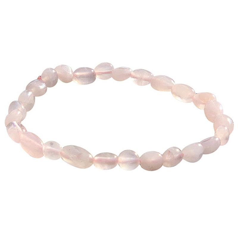 Bracelet quartz rose Brésil A (grains 5-7mm)